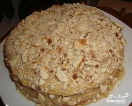 Торт-минутка на сковороде