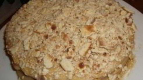 торт-минутка на сковороде