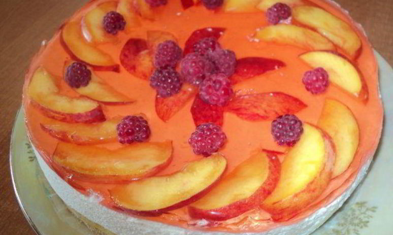 Рецепт торта персикового нектар