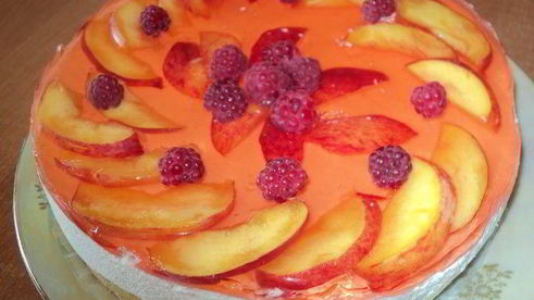 торт персиковый нектар