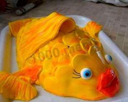 Торт Рыба из мастики