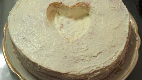 торт сердечко
