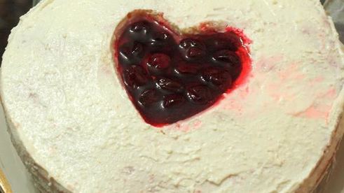 торт сердечко