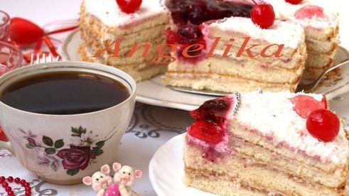 торт сердечко