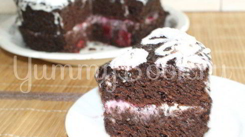 торт шоколад на кипятке в мультиварке