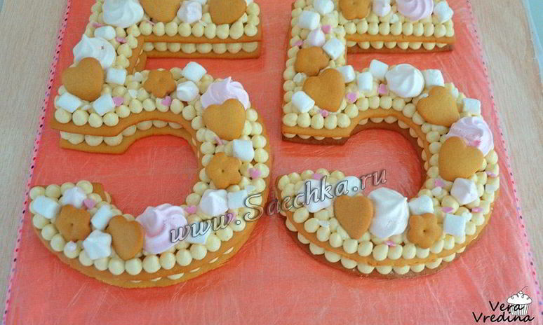 Рецепт торта цифра