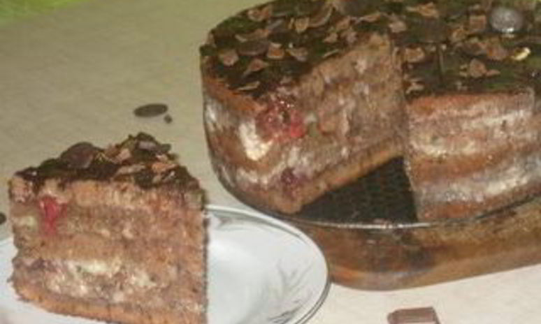 Рецепт торта вишня в шоколаде