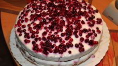 торт золотая осень