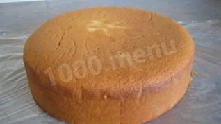 Воздушный бисквит для торта