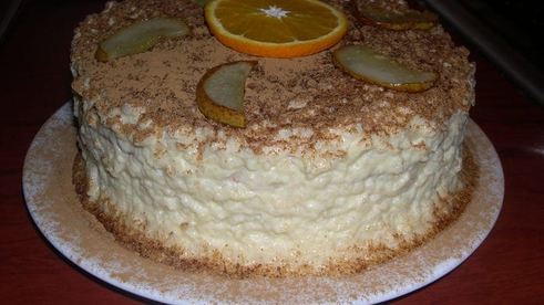 яблочный тортик