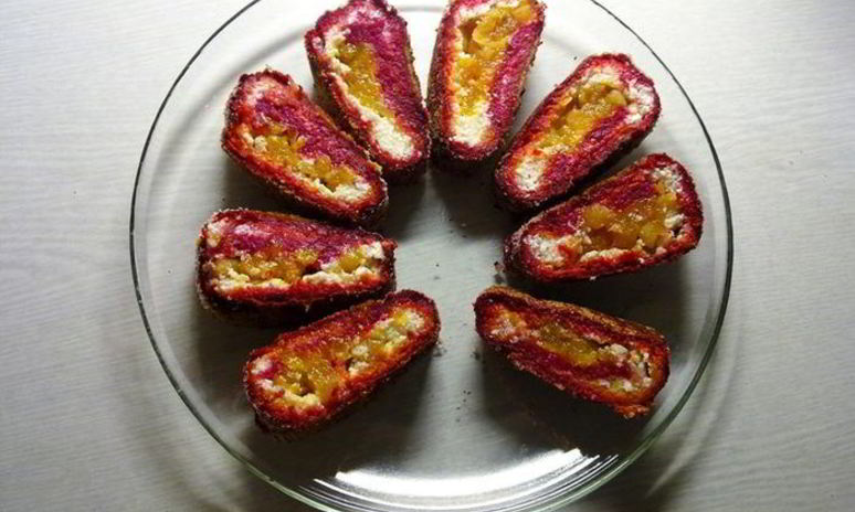 Рецепт творожно-овощного рулет