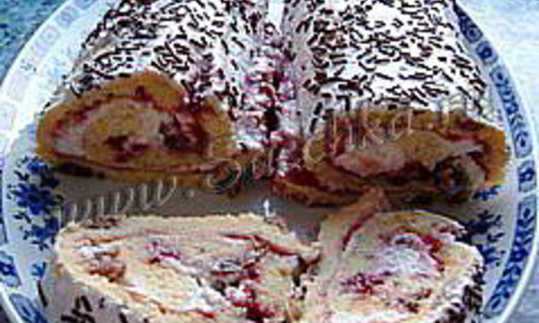 Рецепт творожного рулета