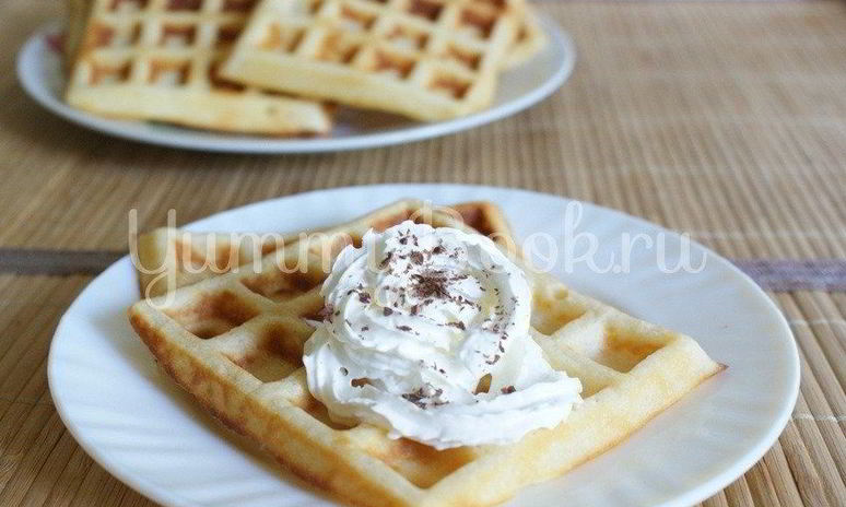 Рецепт американских вафель
