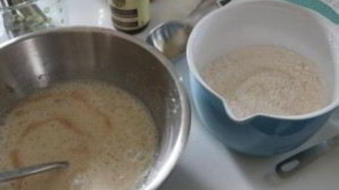 бананово-ореховые вафли