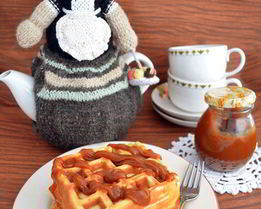 Банановые вафли