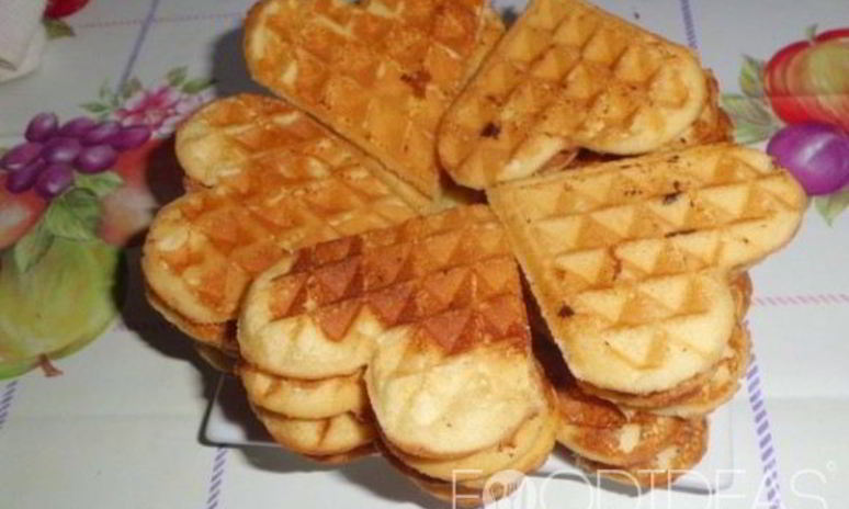 Рецепт бисквитных вафель