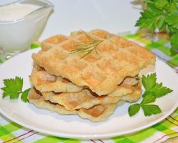 Картофельные вафли в вафельнице