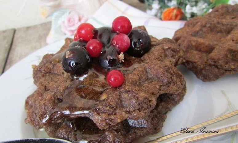 Рецепт овсяных вафель