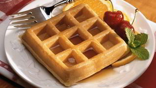 Творожные вафли в вафельнице