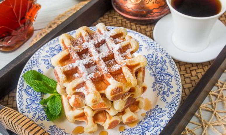 Рецепт творожных вафель