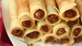 Вафельные трубочки со сгущенкой