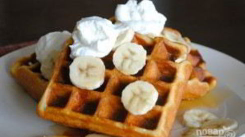 вафли на кефире в электровафельнице