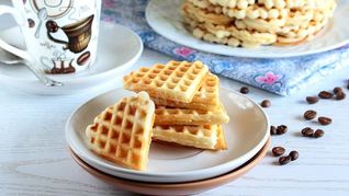 Венские вафли на кефире