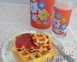 Венские вафли с изюмом