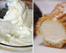 Сливочный крем для эклеров