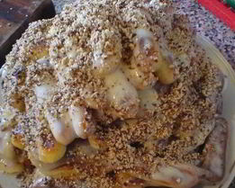 Торт из эклеров со сметанным кремом