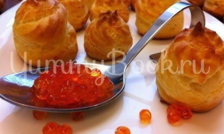 Рецепт закусочных сырных эклеров