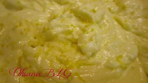 заварное пирожное с заварным кремом на белом шоколаде