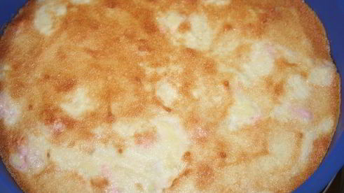 абрикосово-зефирная творожная запеканка