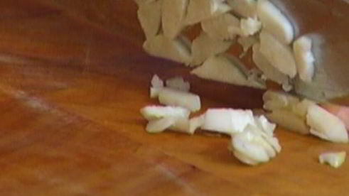 деревенская запеканка с копченой курицей и сыром