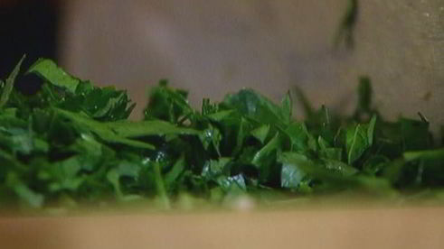 деревенская запеканка с копченой курицей и сыром