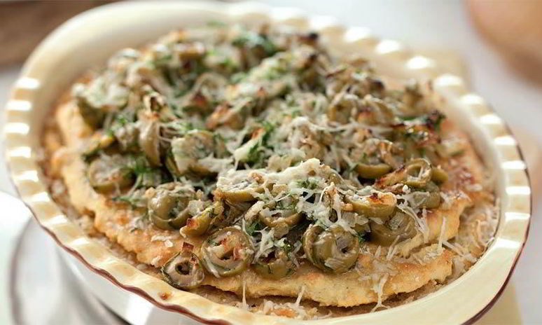 Рецепт гороховой запеканки с оливками