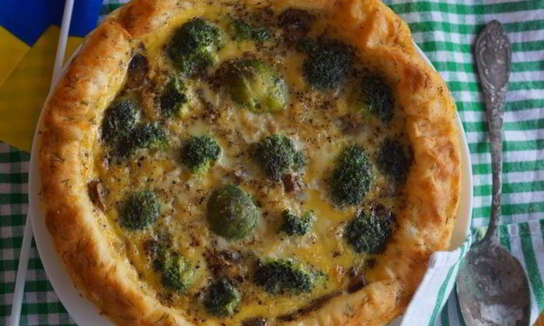 Рецепт картофельной запеканки с грибами и брокколи