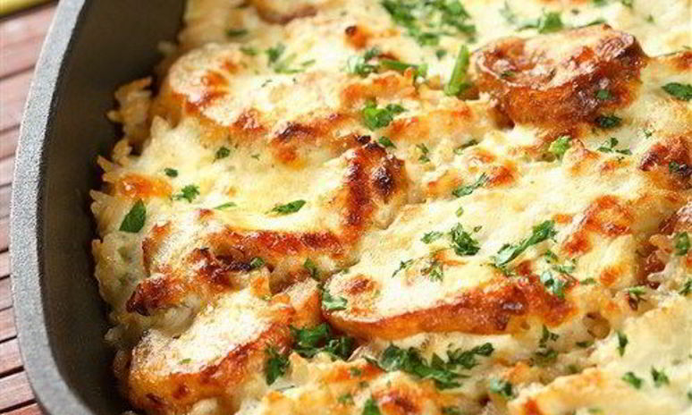 Рецепт картофельной запеканки с мясом и грибами