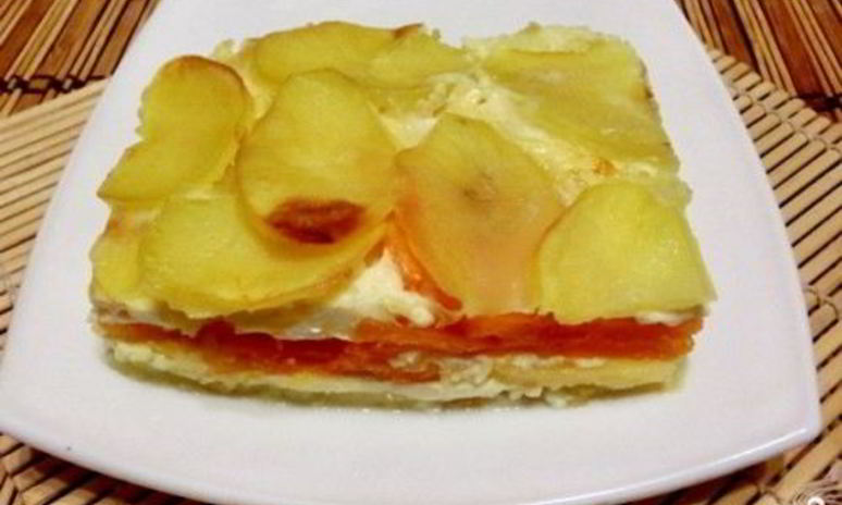 Рецепт картофельной запеканки с тыквой постная