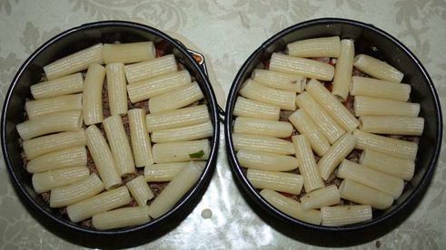 мясная запеканка под сырной шубкой