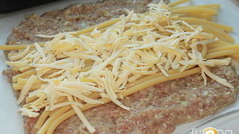 мясная запеканка с макаронами соты