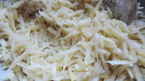 постная картофельная запеканка с грибами