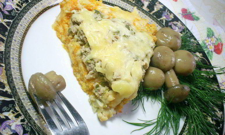 Рецепт тыквенной запеканки с мясом