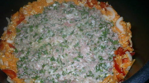 тыквенная запеканка с мясом