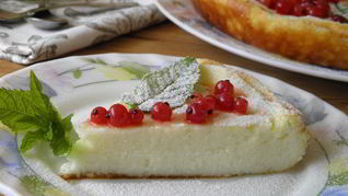 Вкусная творожная запеканка