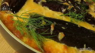 Запеканка из баклажанов с фаршем и сыром