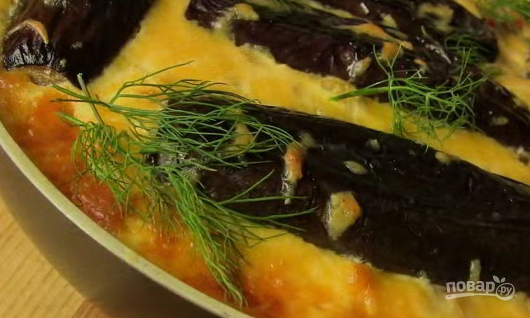 Рецепт запеканки из баклажанов с фаршем и сыром