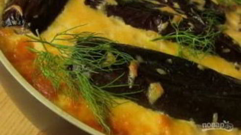 запеканка из баклажанов с фаршем и сыром