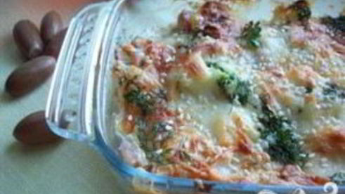 запеканка из брокколи с ветчиной