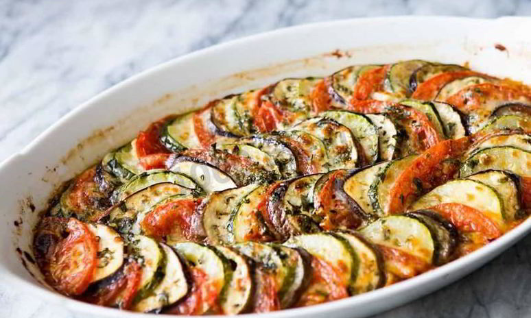 Рецепт запеканки из кабачков и баклажанов в духовке